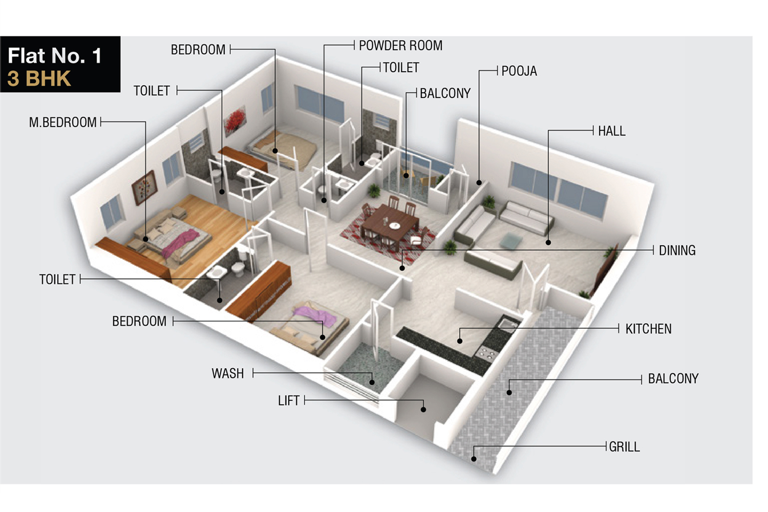 Leeds Architectural Plan Blueprint
